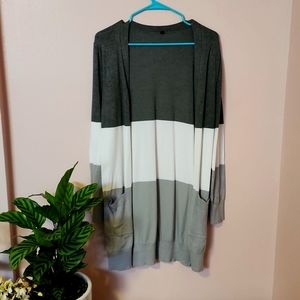 Long Grey Cardigan